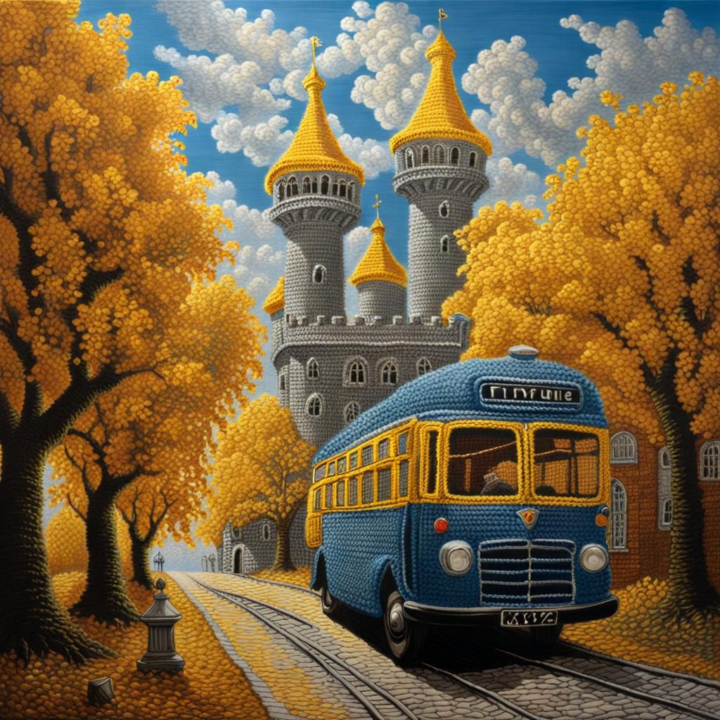 Crochet city  by @Somei