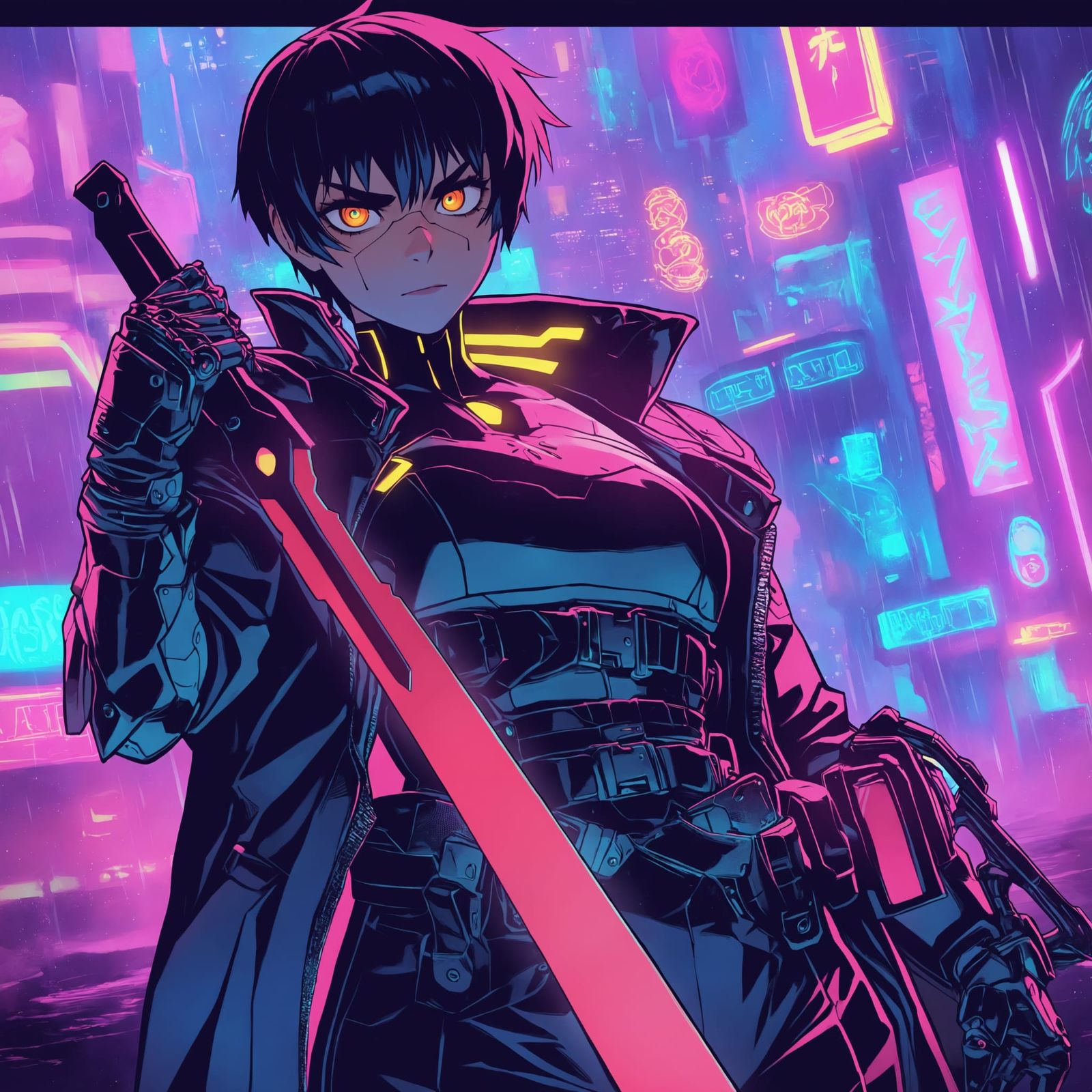 Cyberpunk Casca