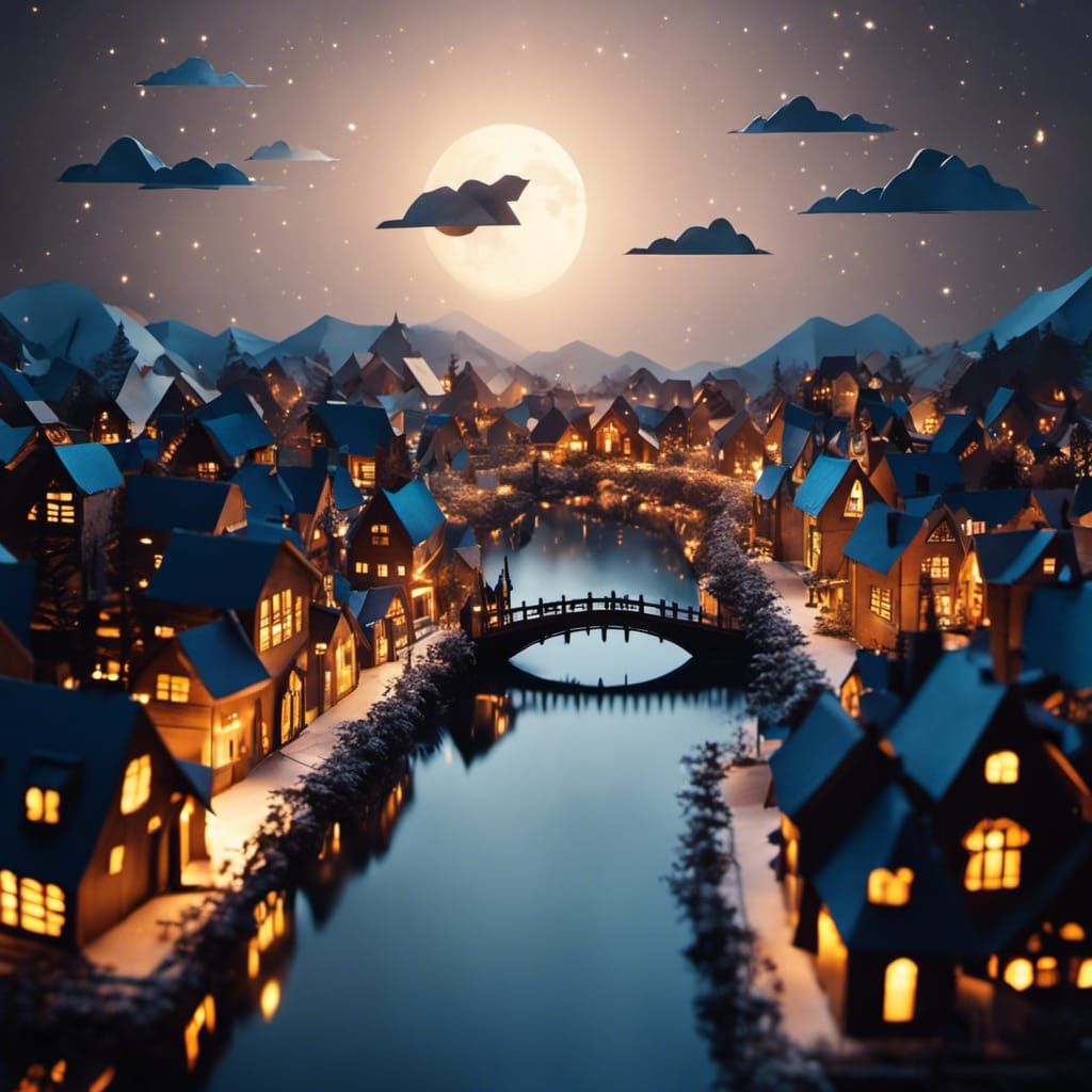 Quaint cosy Norwegian township of Olafbern  by @Ideal