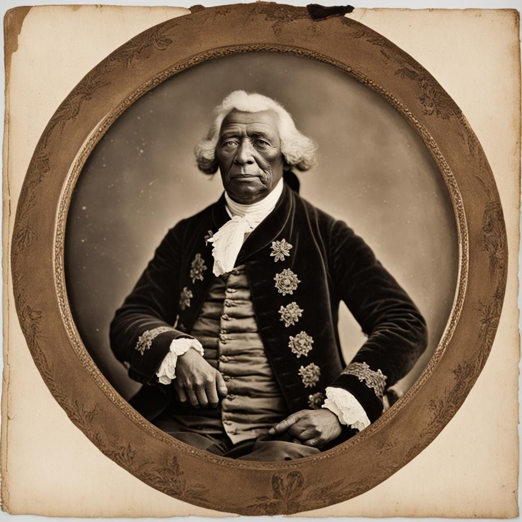 Photographs of people from the 18th Century