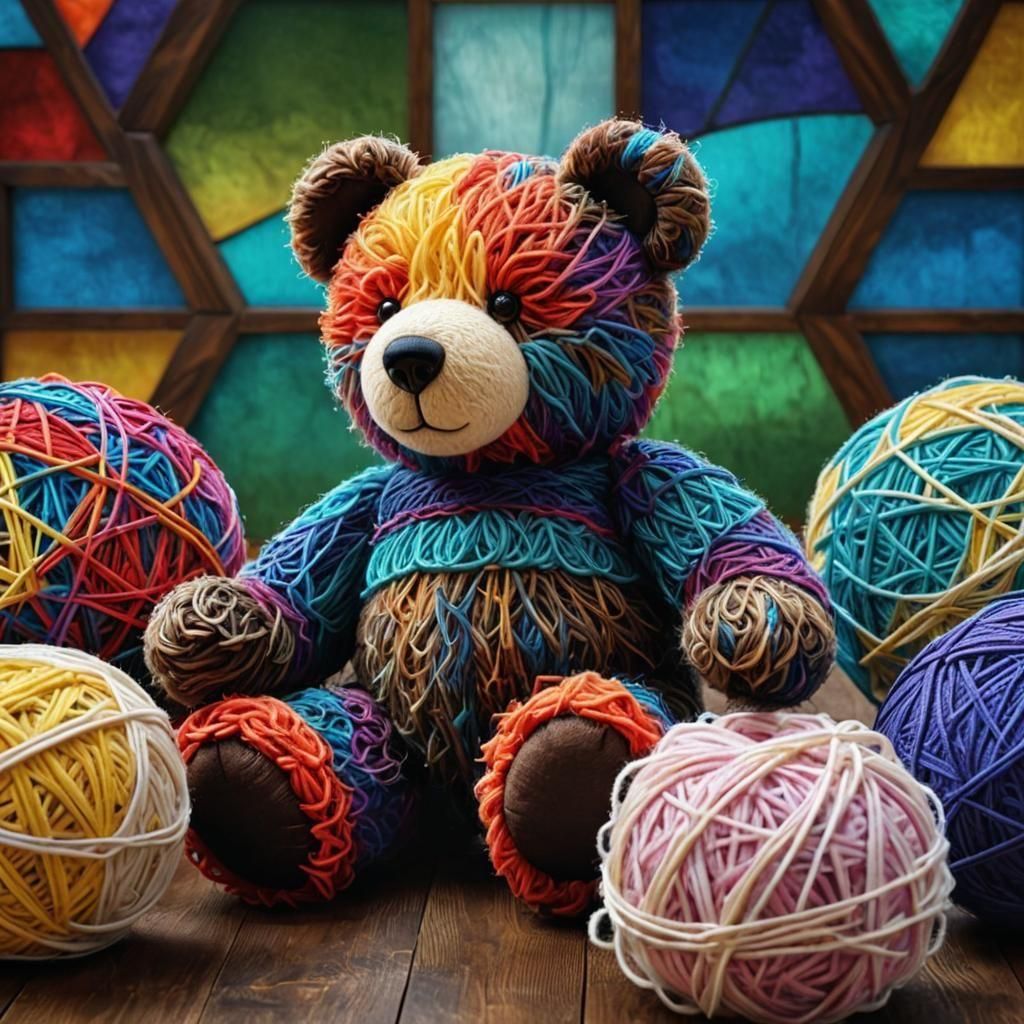 Woolly bear  by @PogAI