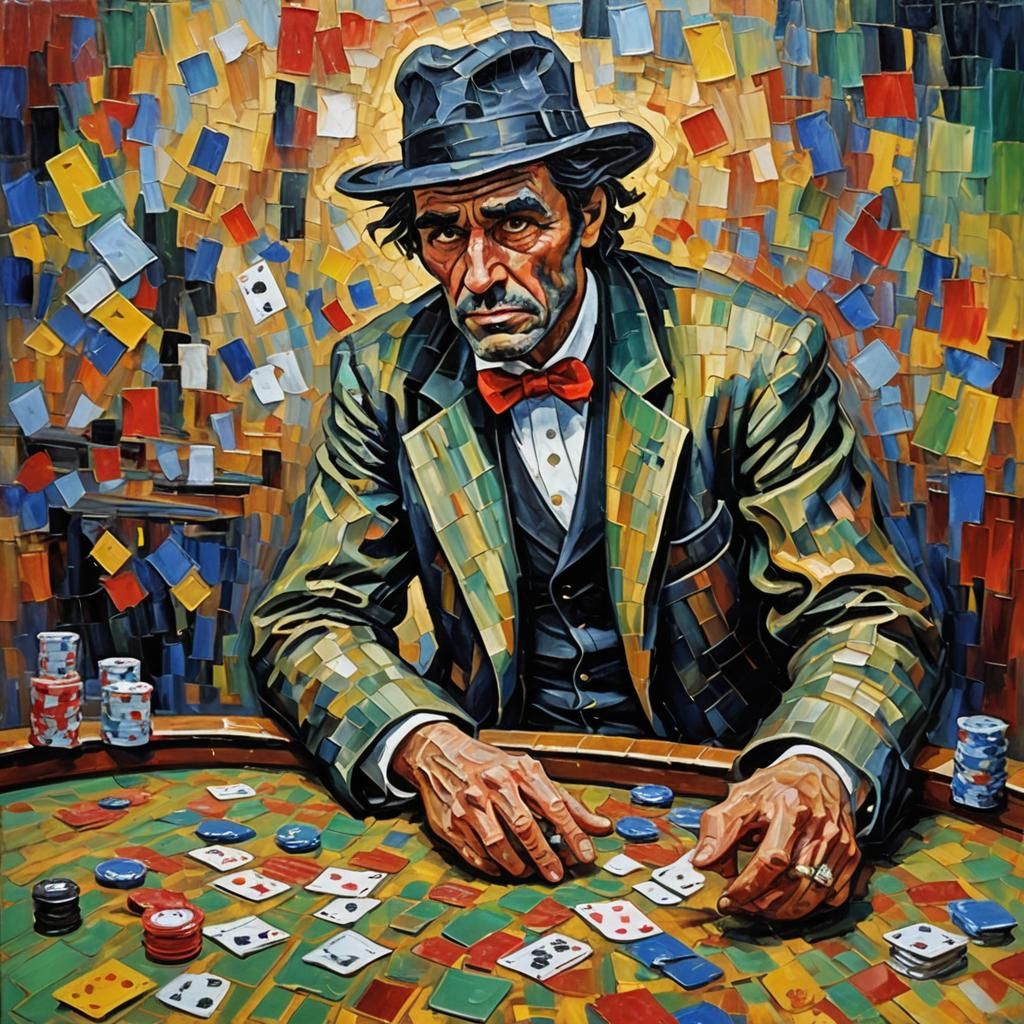 (Show me the treachery of the gambler with the innocent play...