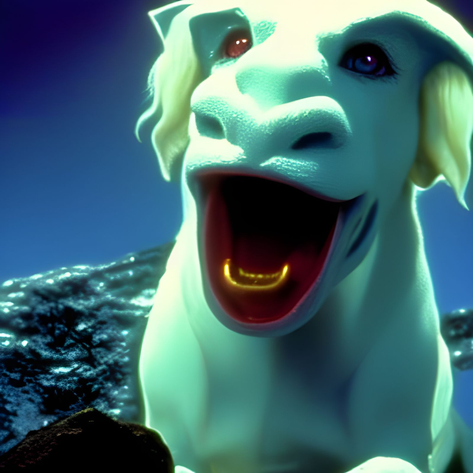 Falkor, the Luck Dragon AI Generated Artwork NightCafe Creator