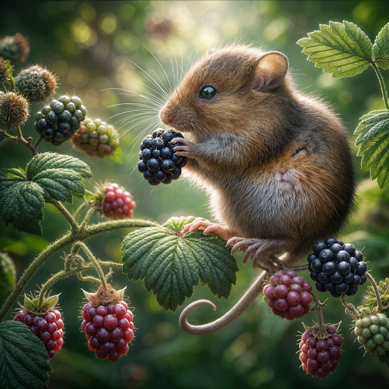 Blackberry Harvest  by @Stalean
