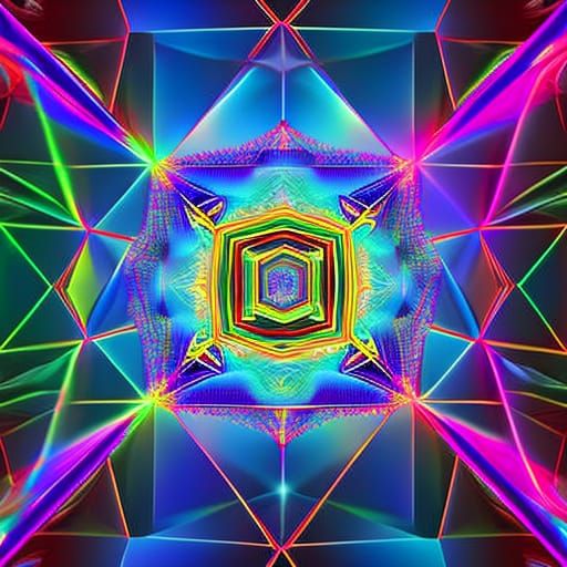 sacred geometry inside of a temple - AI Generated Artwork - NightCafe ...