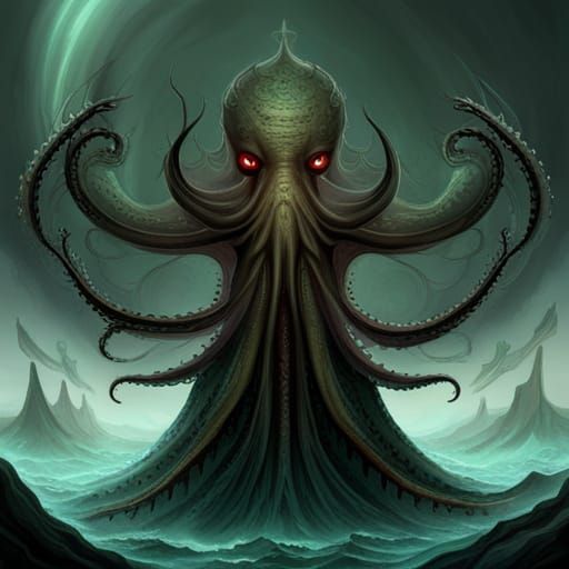 Cthulhu. - AI Generated Artwork - NightCafe Creator