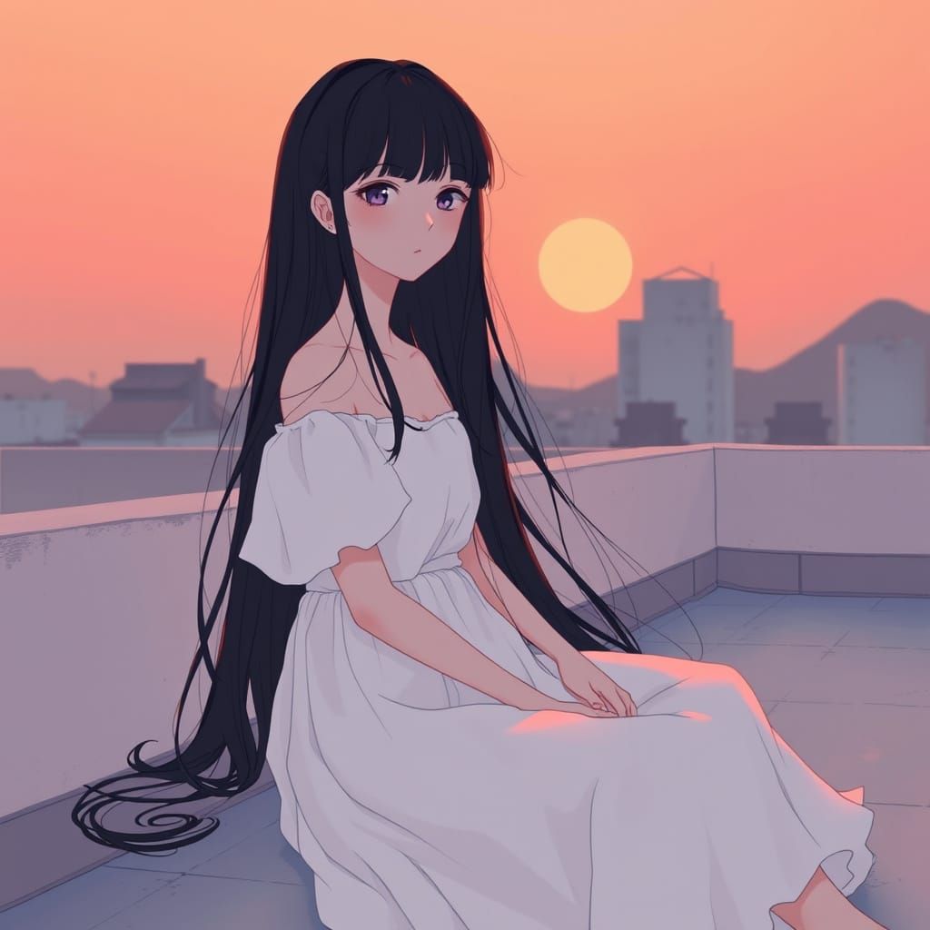 Romantic Rooftop Sunset Wedding in Soft Pastel Hues