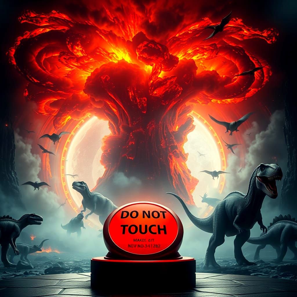 Dangerous button   by @Neverland