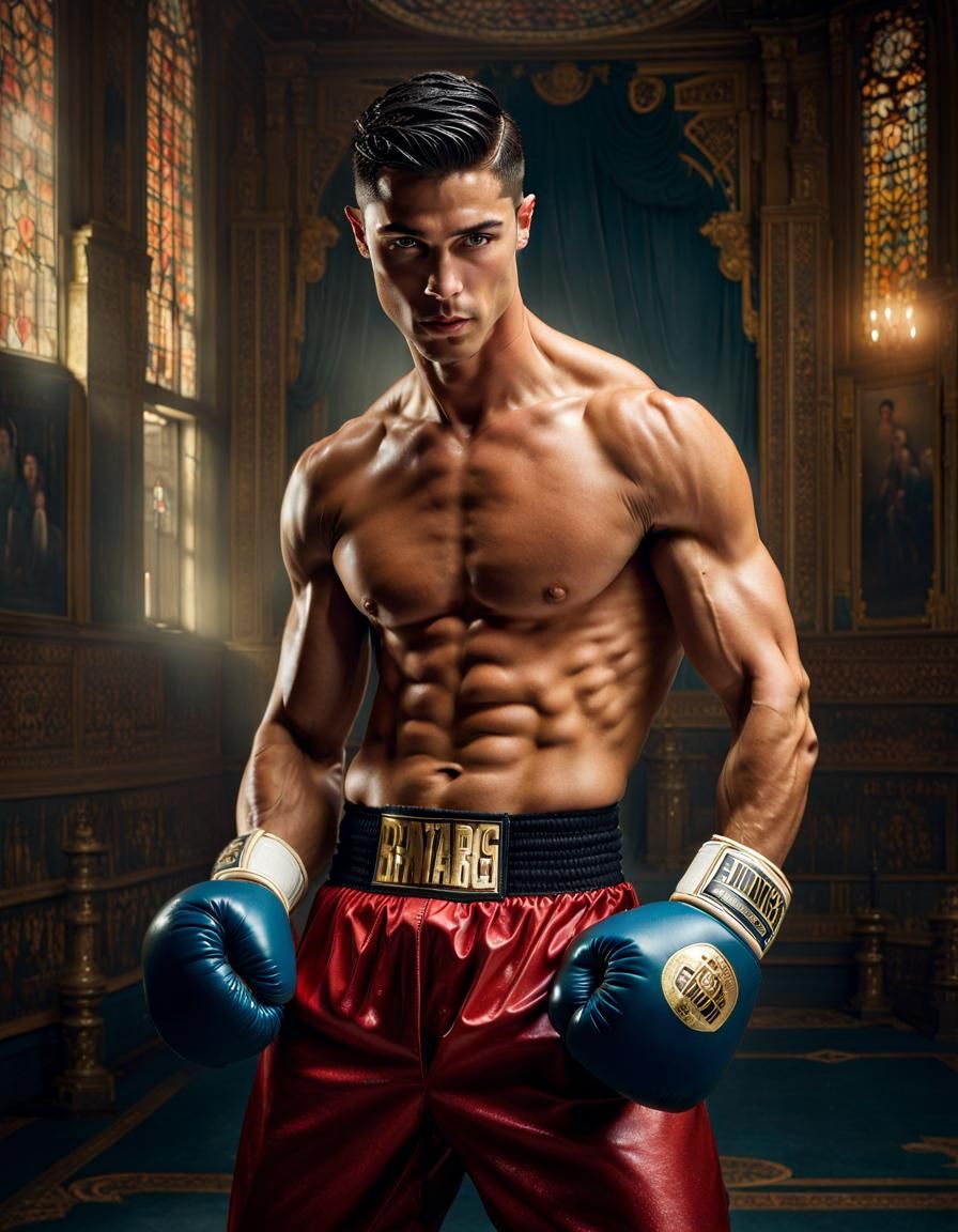 Cristiano Ronaldo Boxer AI Generated Artwork NightCafe Creator