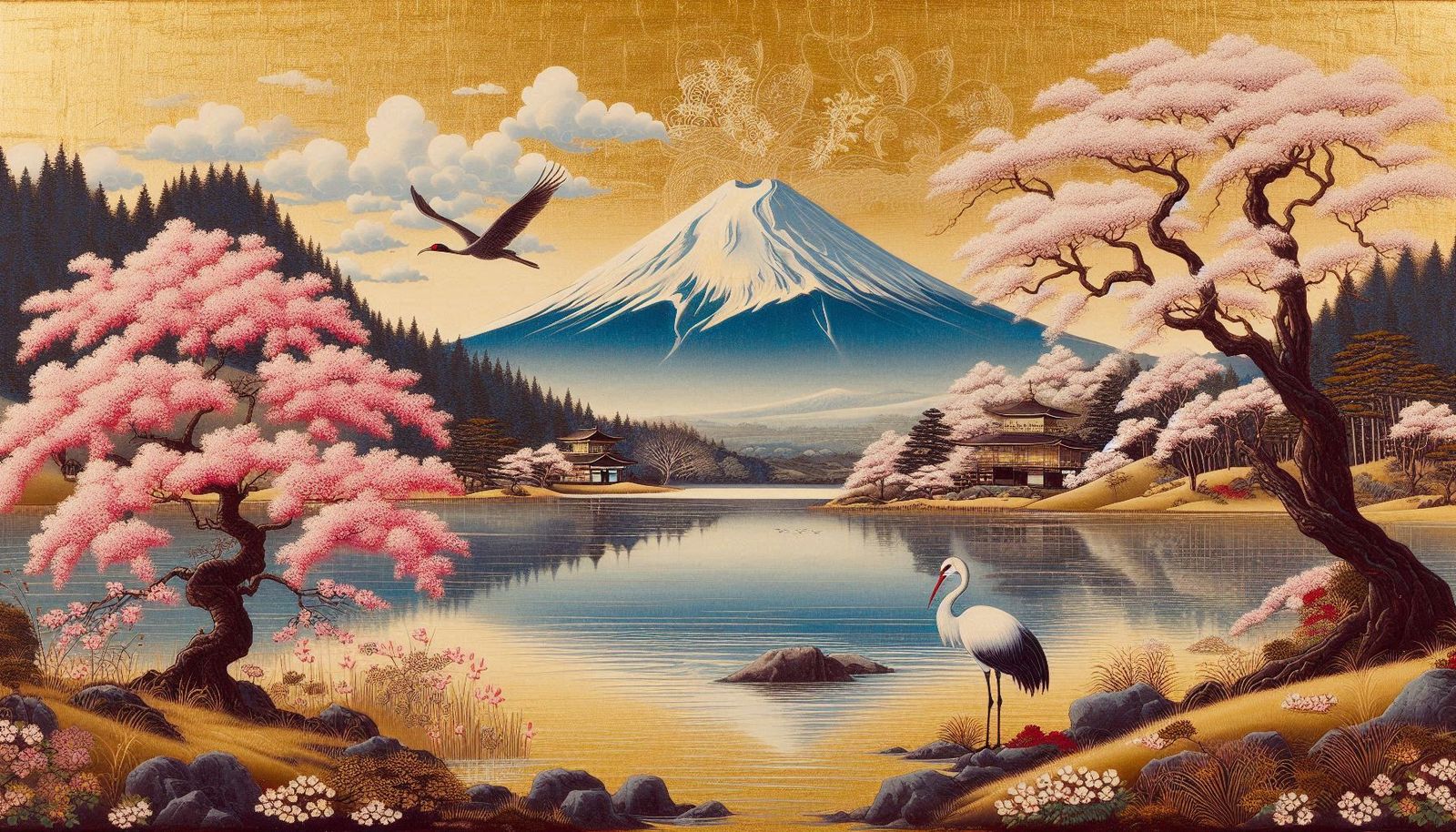 Japanese landscape.