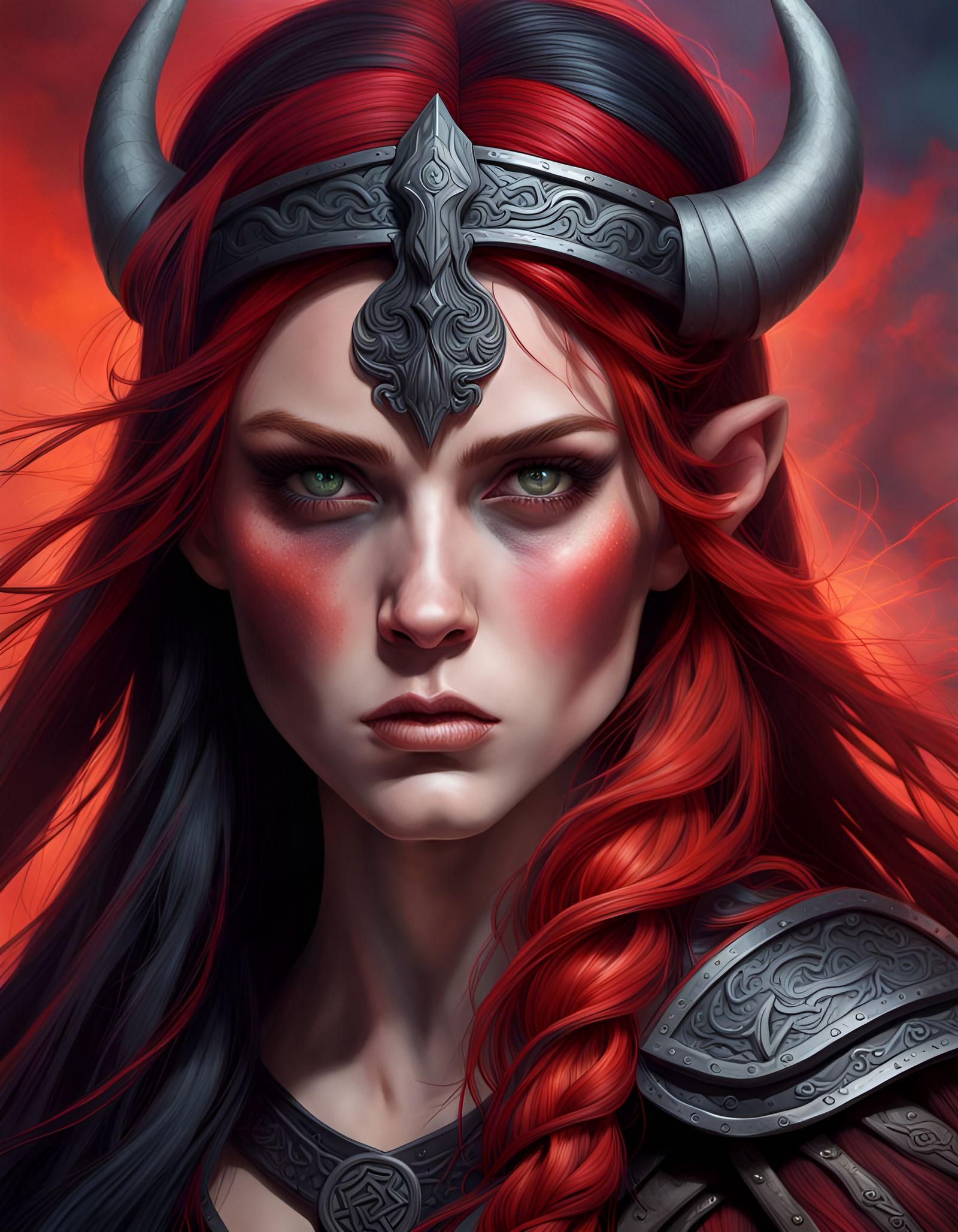 Viking Temptress - AI Generated Artwork - NightCafe Creator