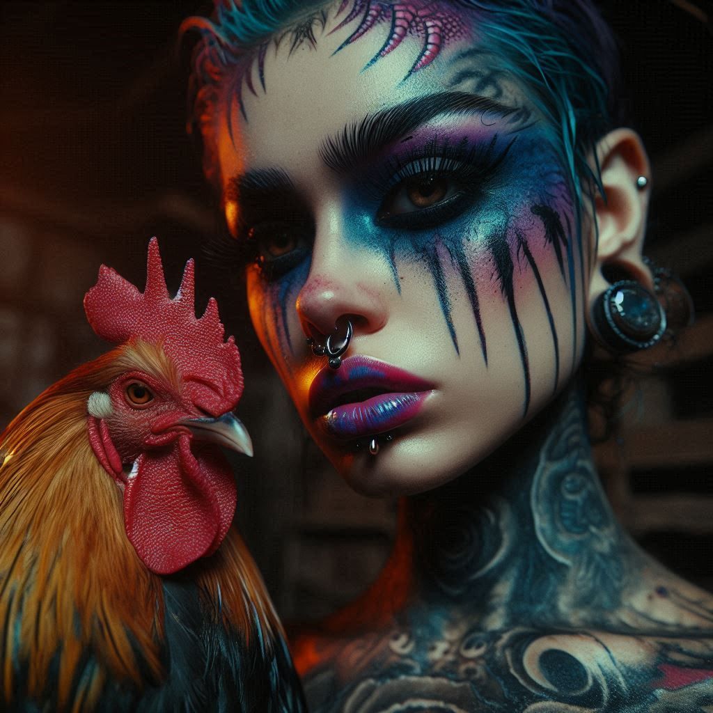 Portraits of a Serial Creator : Chicken Lips-Stick