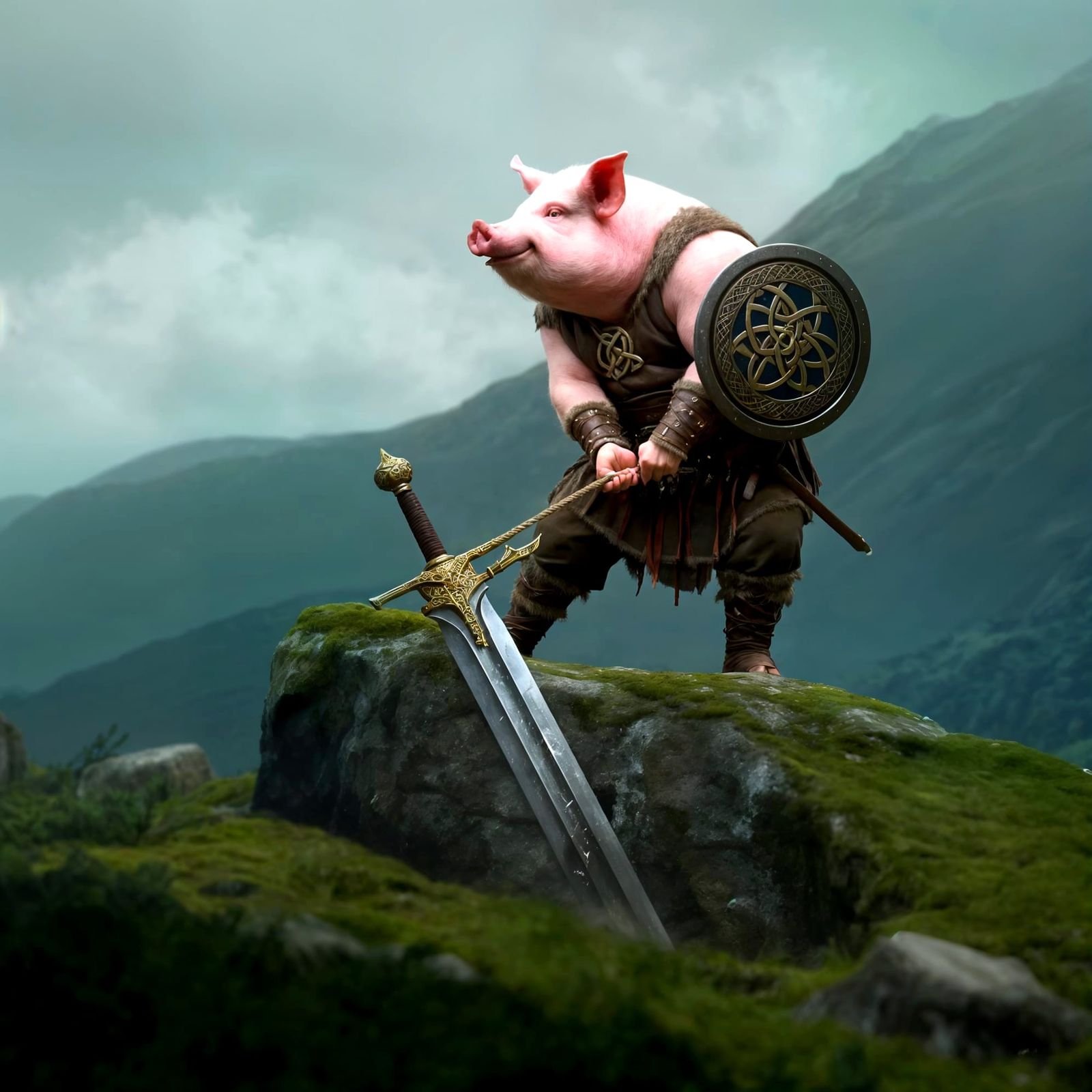 Moccus captures Excalibur