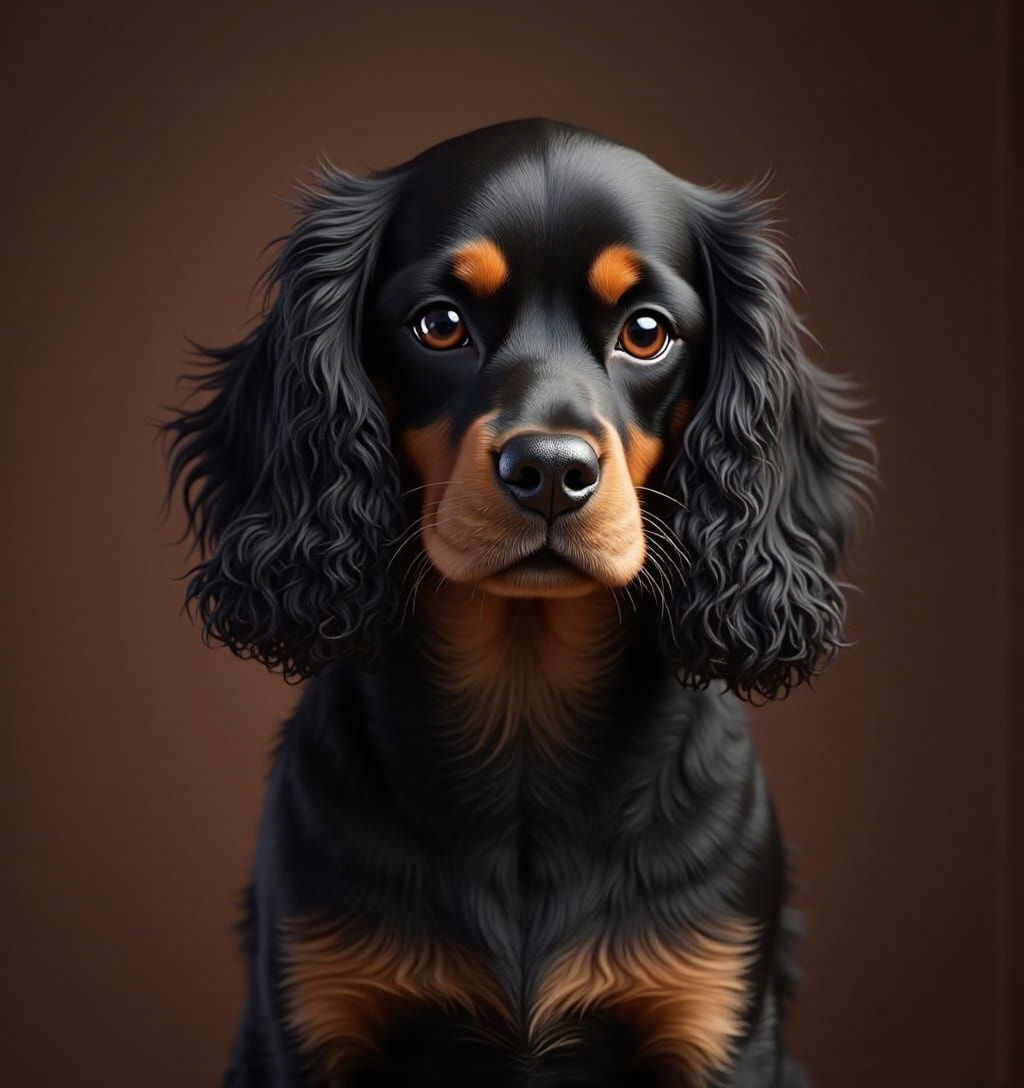 A black and tan cocker spaniel