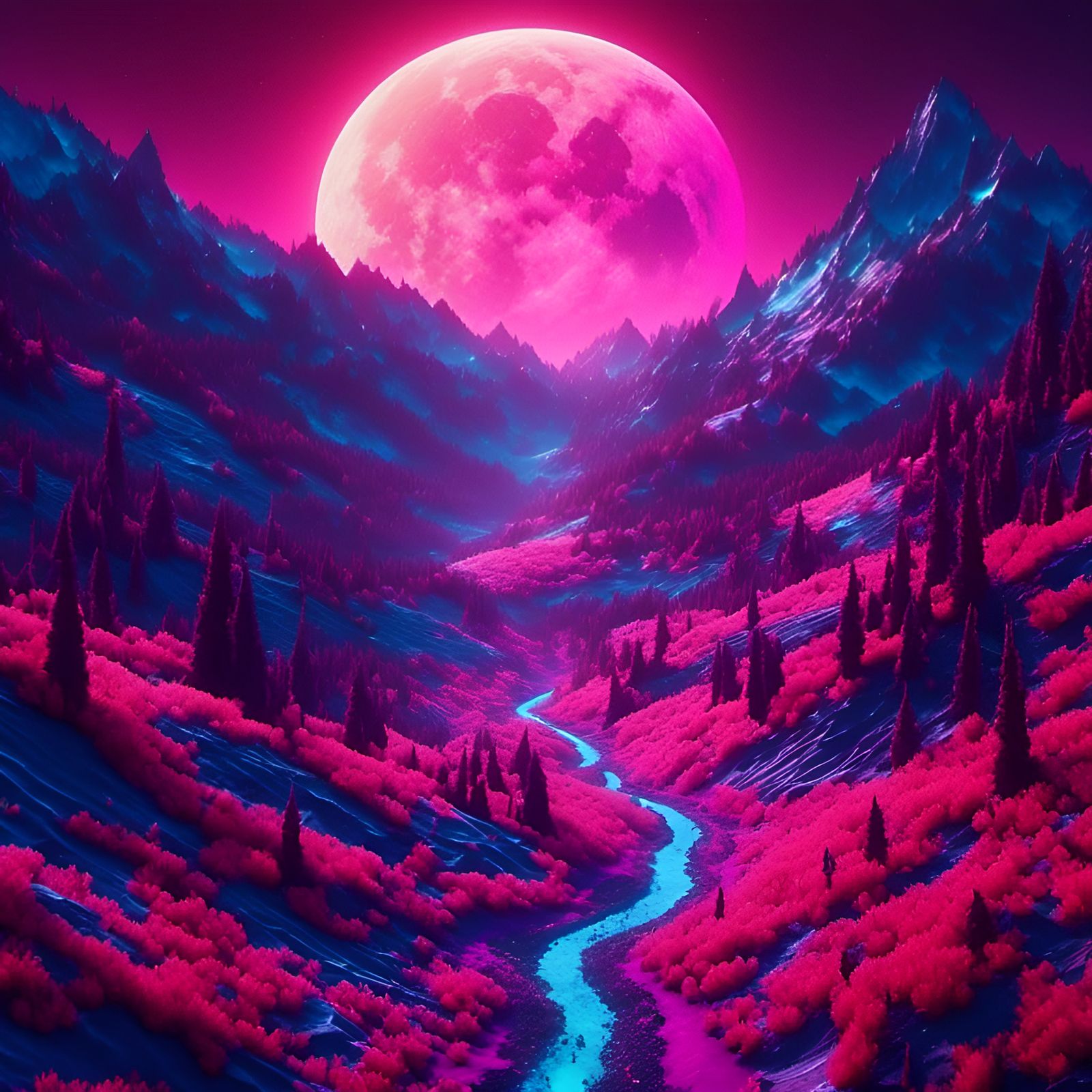 Pink Valley Glow