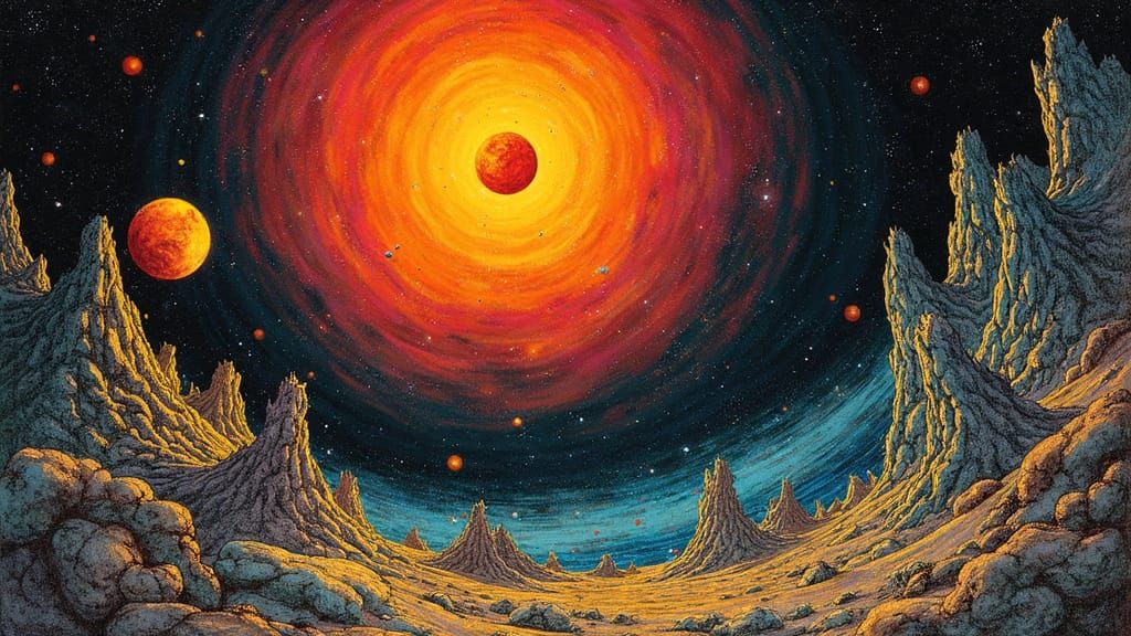 Surreal Psychedelic Visionary Art Scene