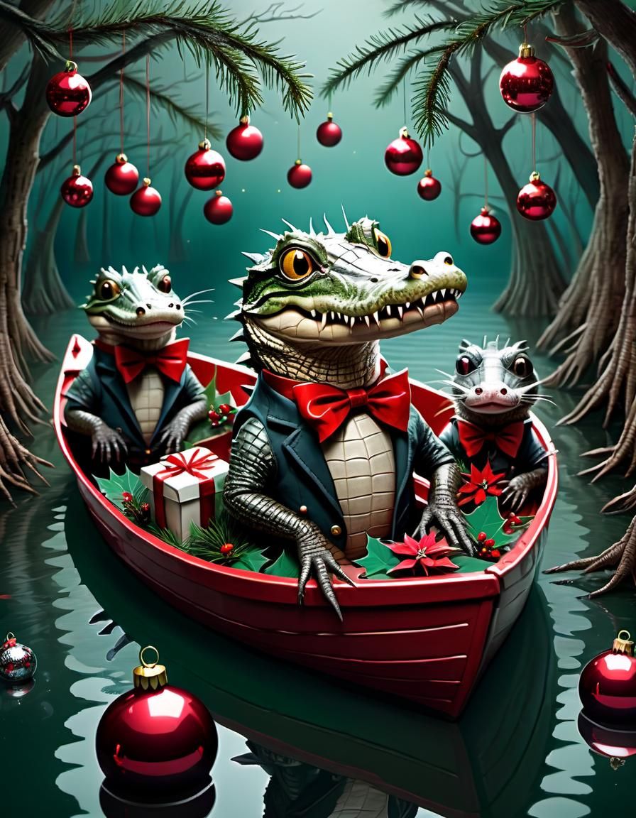 Bayou Christmas-Ready for the Christmas Party  by @BabyloniaBlu