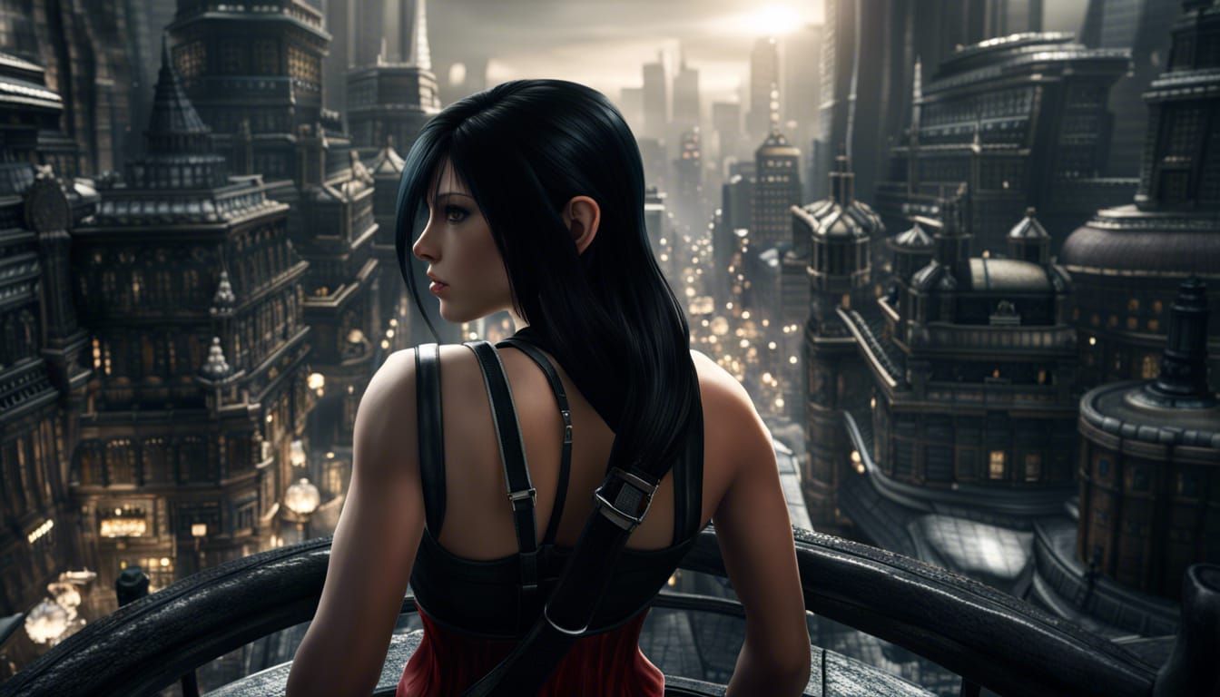 Tifa Lockhart. - AI Generated Artwork - NightCafe Creator