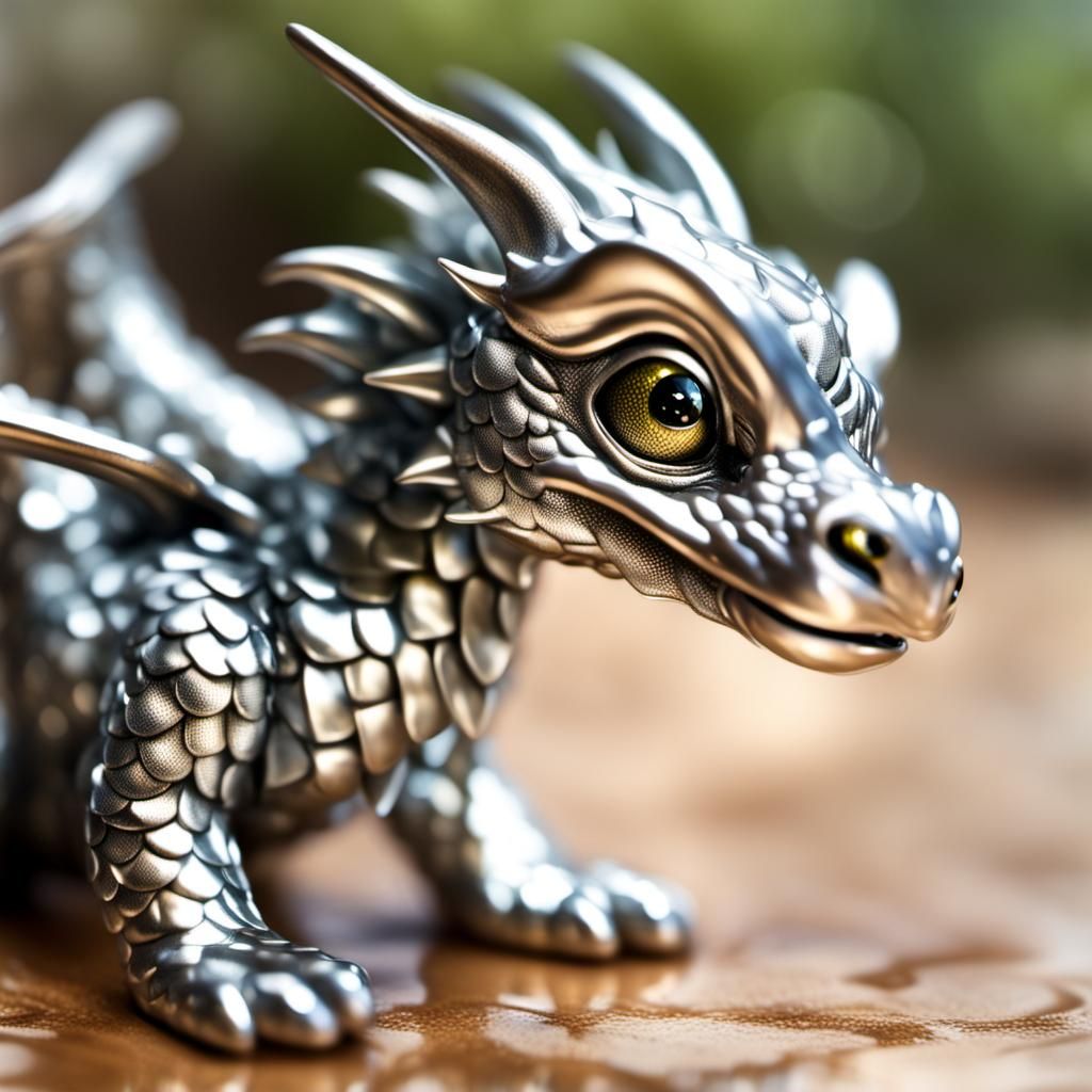 Baby Silver Dragon