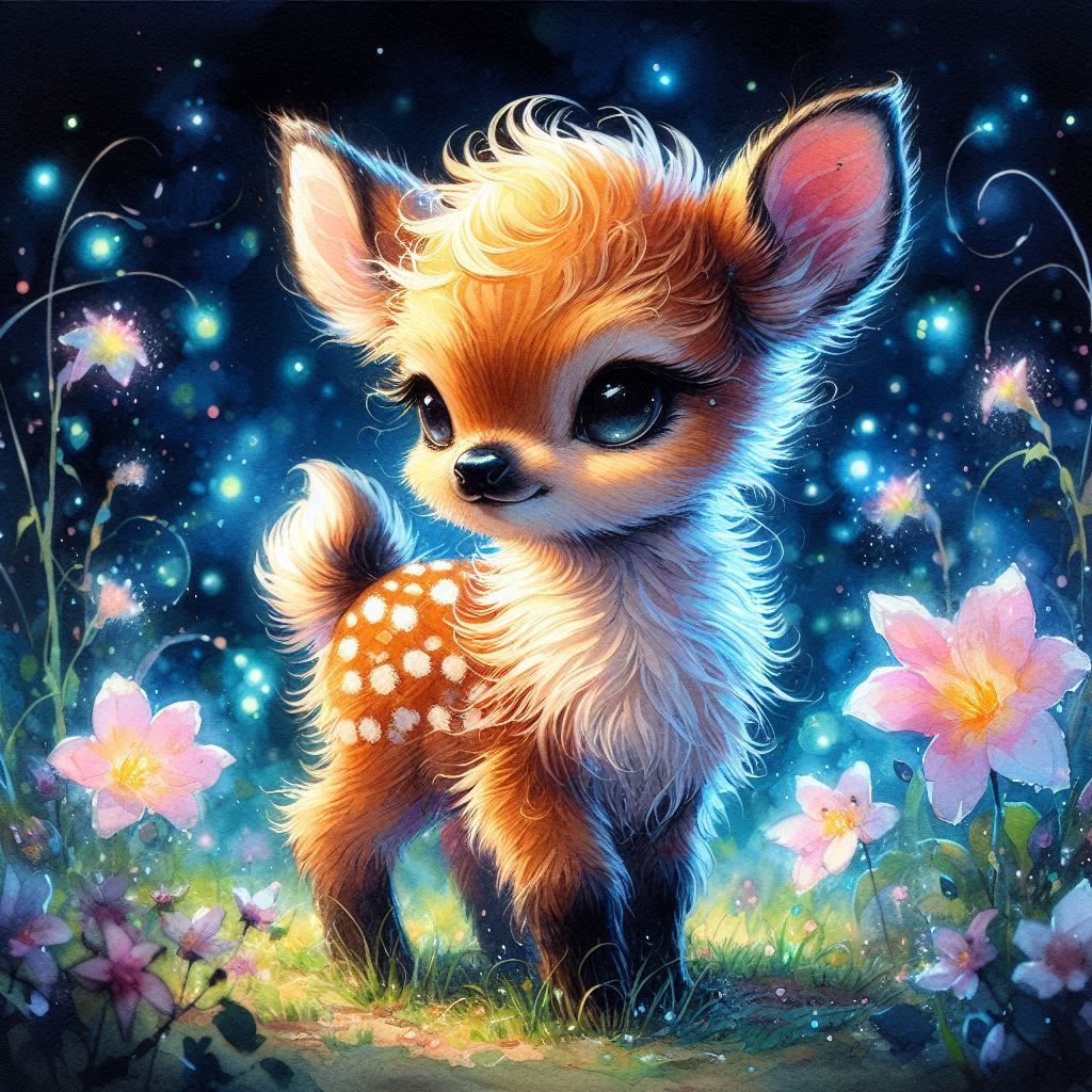 Celestial Fawn in Bloom