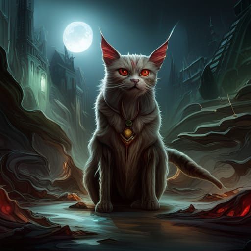 evil cat