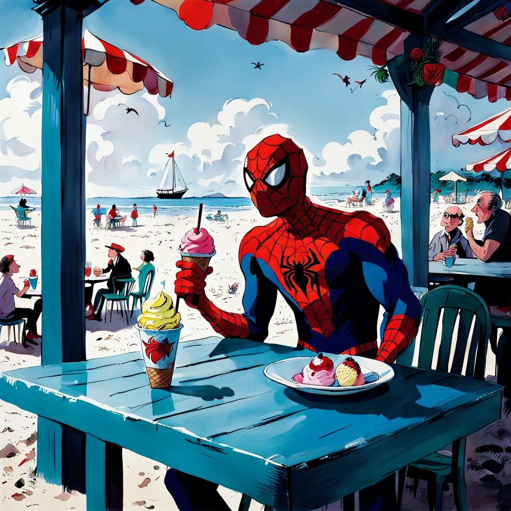Ice Cream for Spiderman 