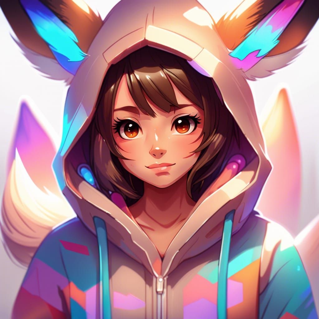 Eevee girl v2 - AI Generated Artwork - NightCafe Creator