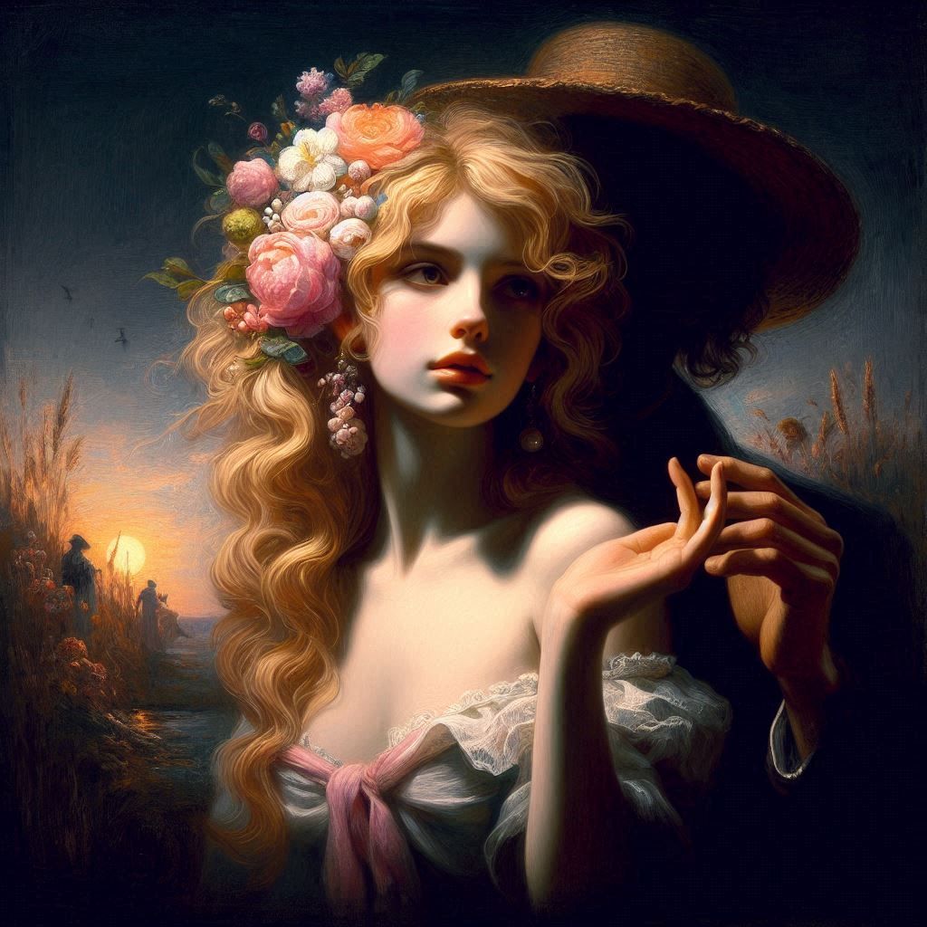 Twilight Serenade: The Bloom of Love Beneath a Dusken Veil