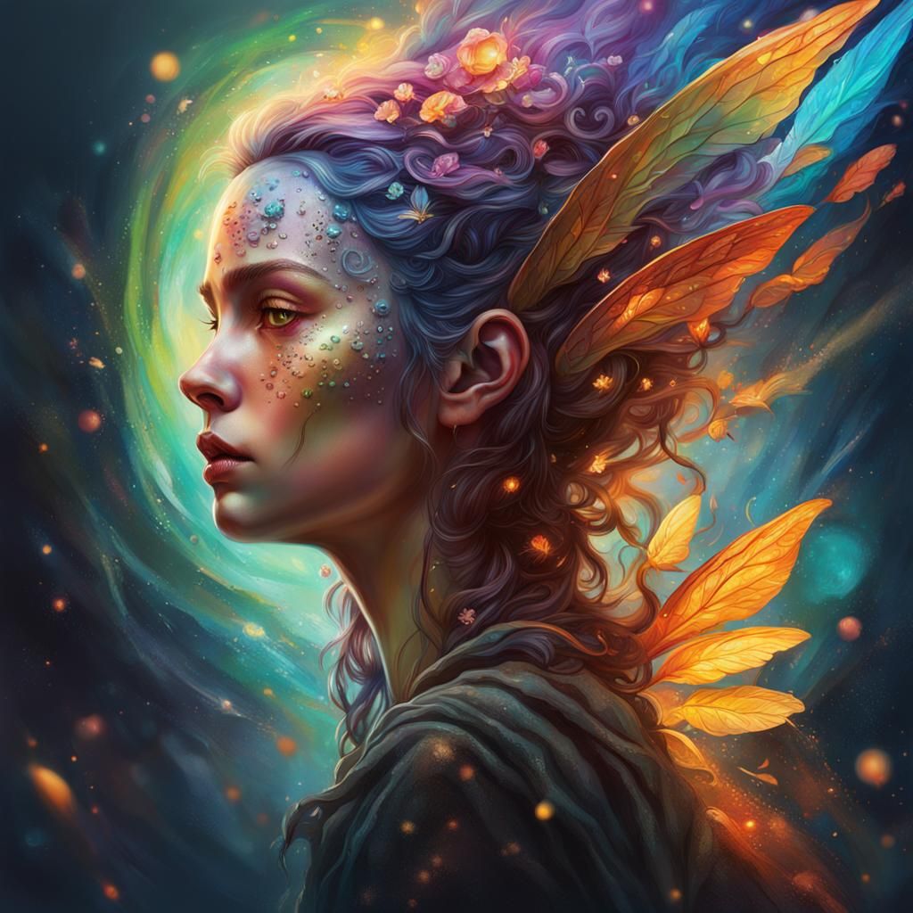 Otherworldly mystical fae - AI Generated Artwork - NightCafe Creator