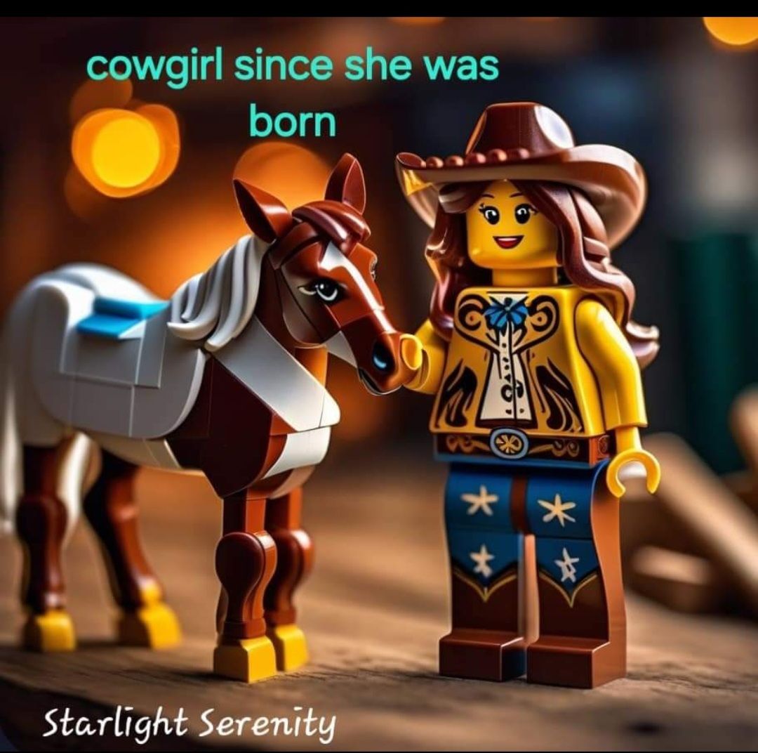 Cowgirl Lego
