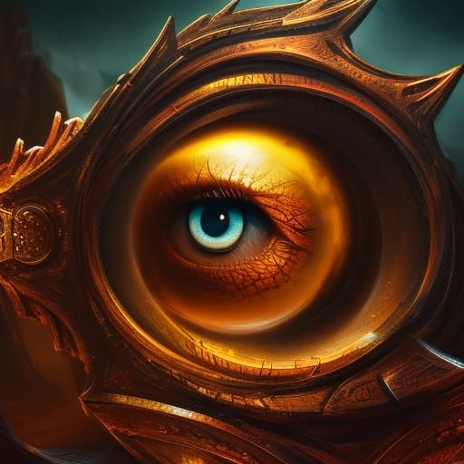 Eyeball in an hourglass