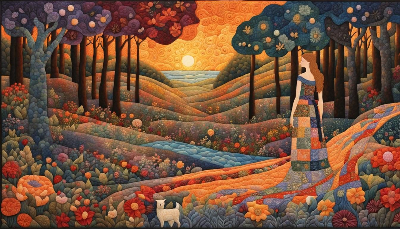 Quilted Scenes  by @blenta