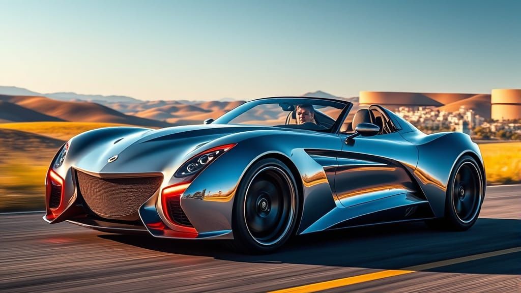 metallic chrome body, 2