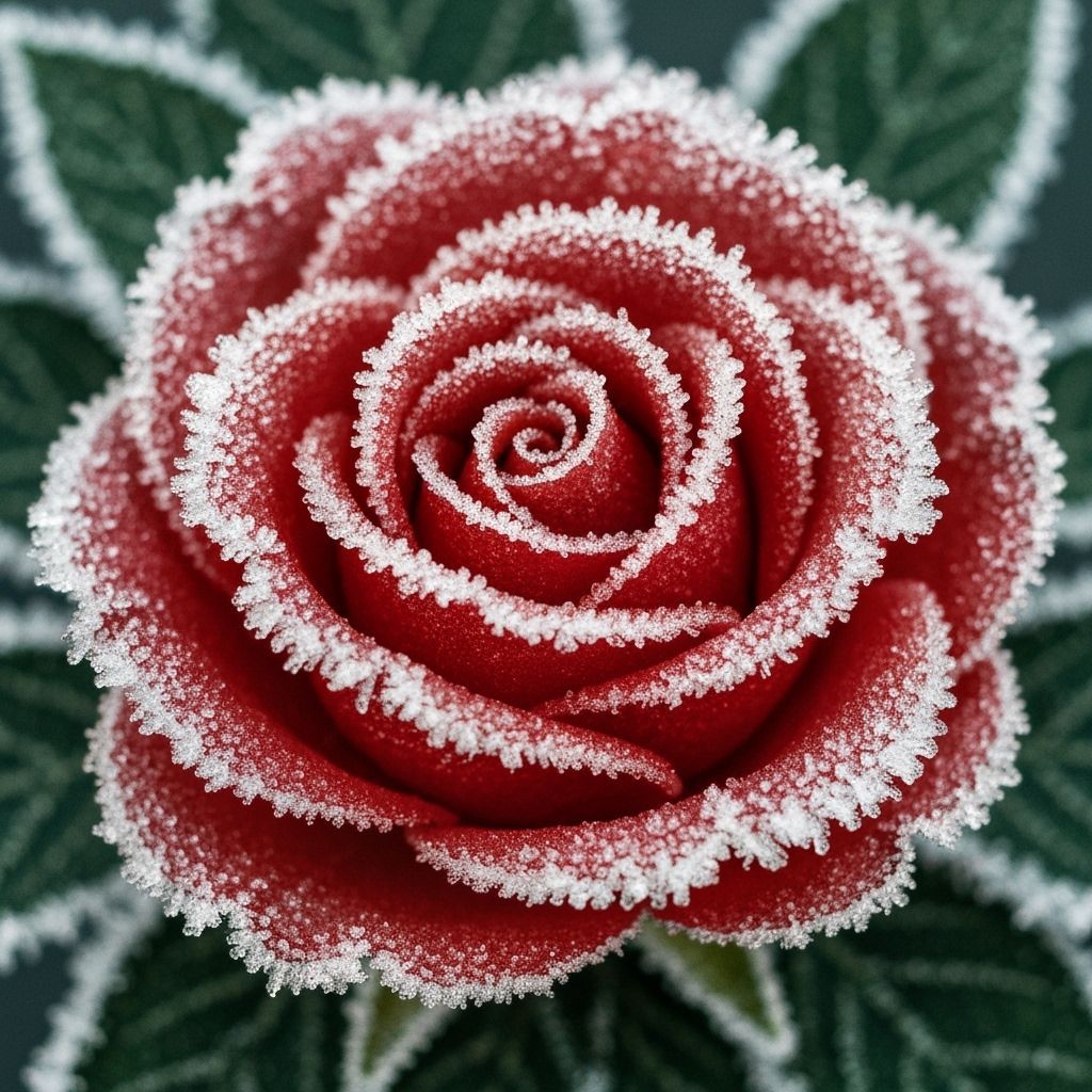 Frosted rose  by @xX_MetalSNOWDeLis_Xx