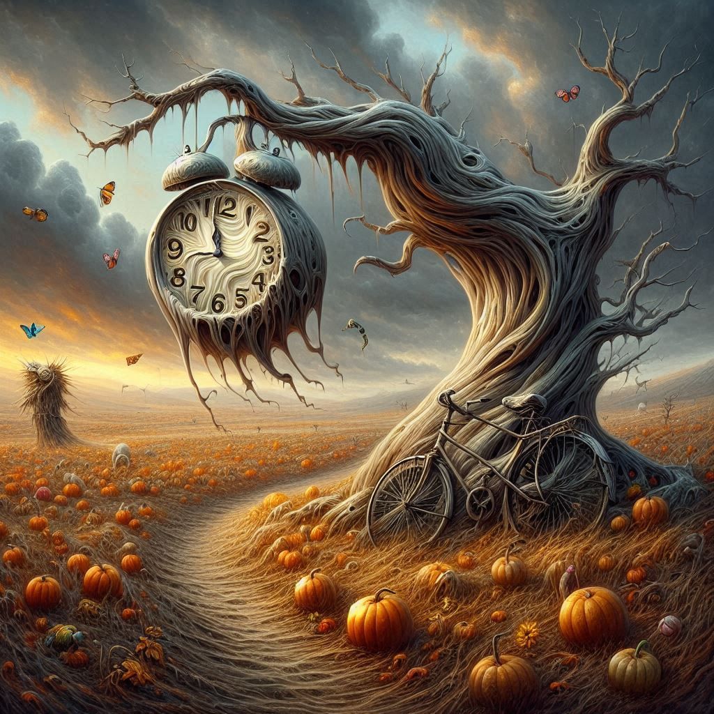 Time stands still for noone................