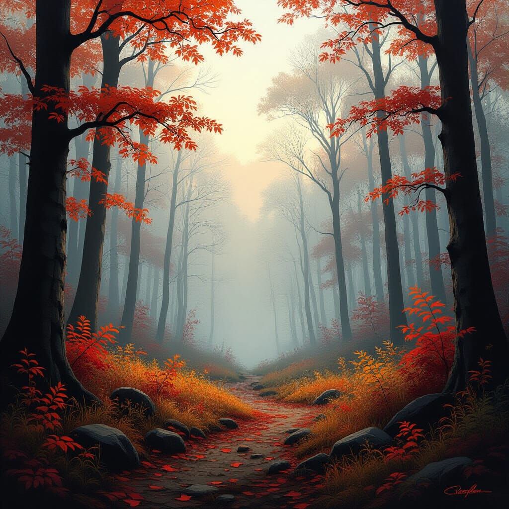 Autumn Forest  by @ParaShakti