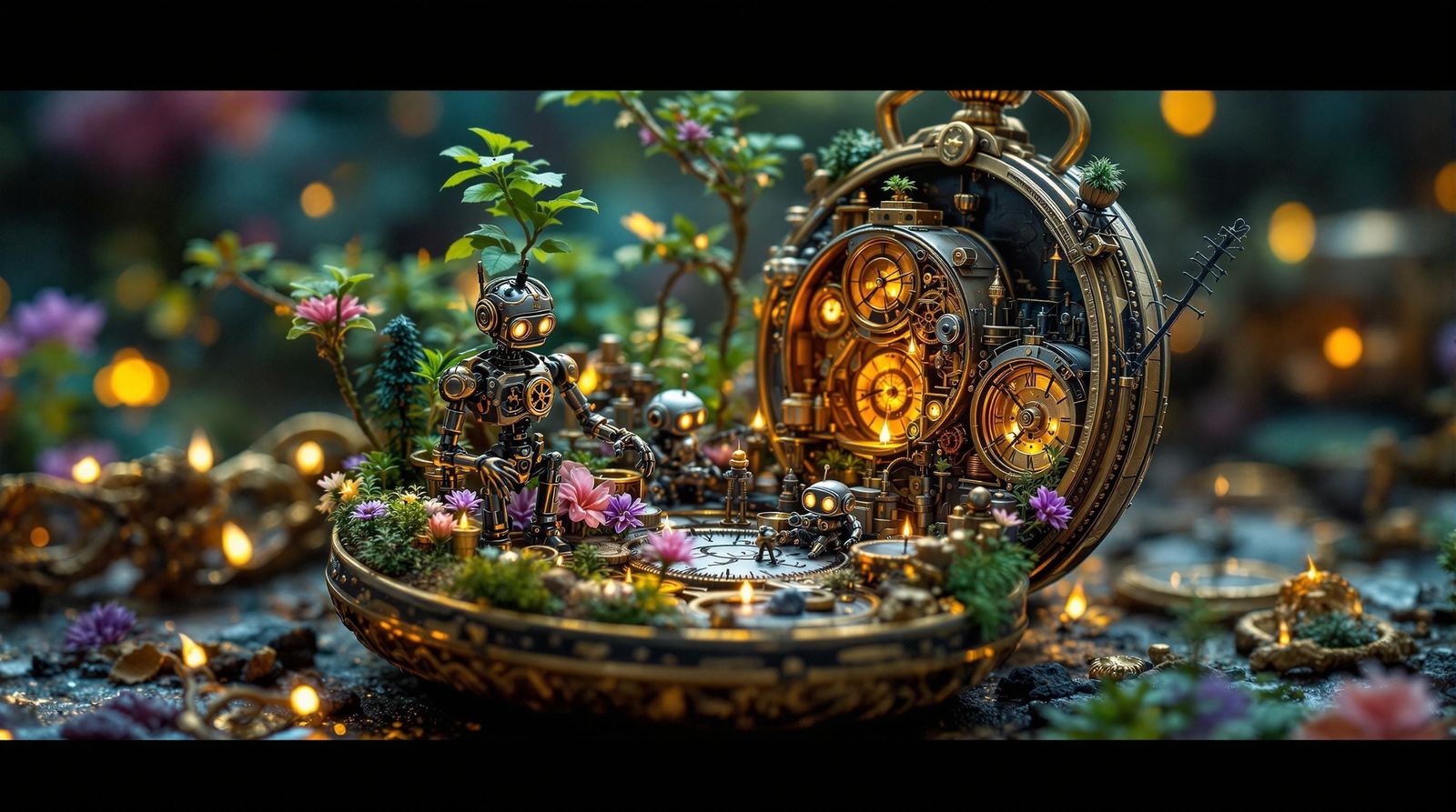 Miniature Worlds Insanely Fine Detailed Maximalist masterpiece high resolution, cinematic, realistic, ...  by @Lennis