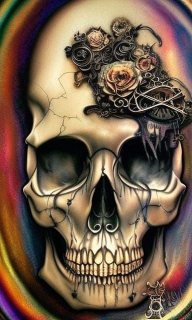 skull steampunk