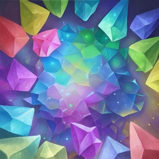 Abstract circles various shapes sizes colors sparkling twink...