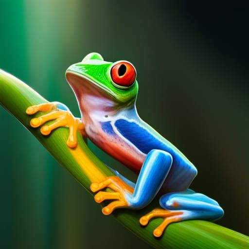  rain forest frog