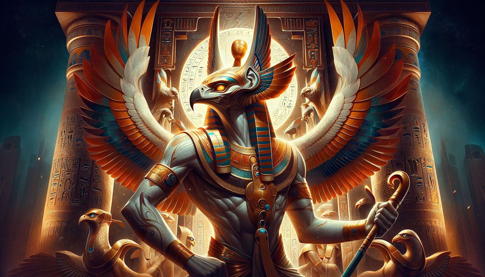 Egyptian god Horus