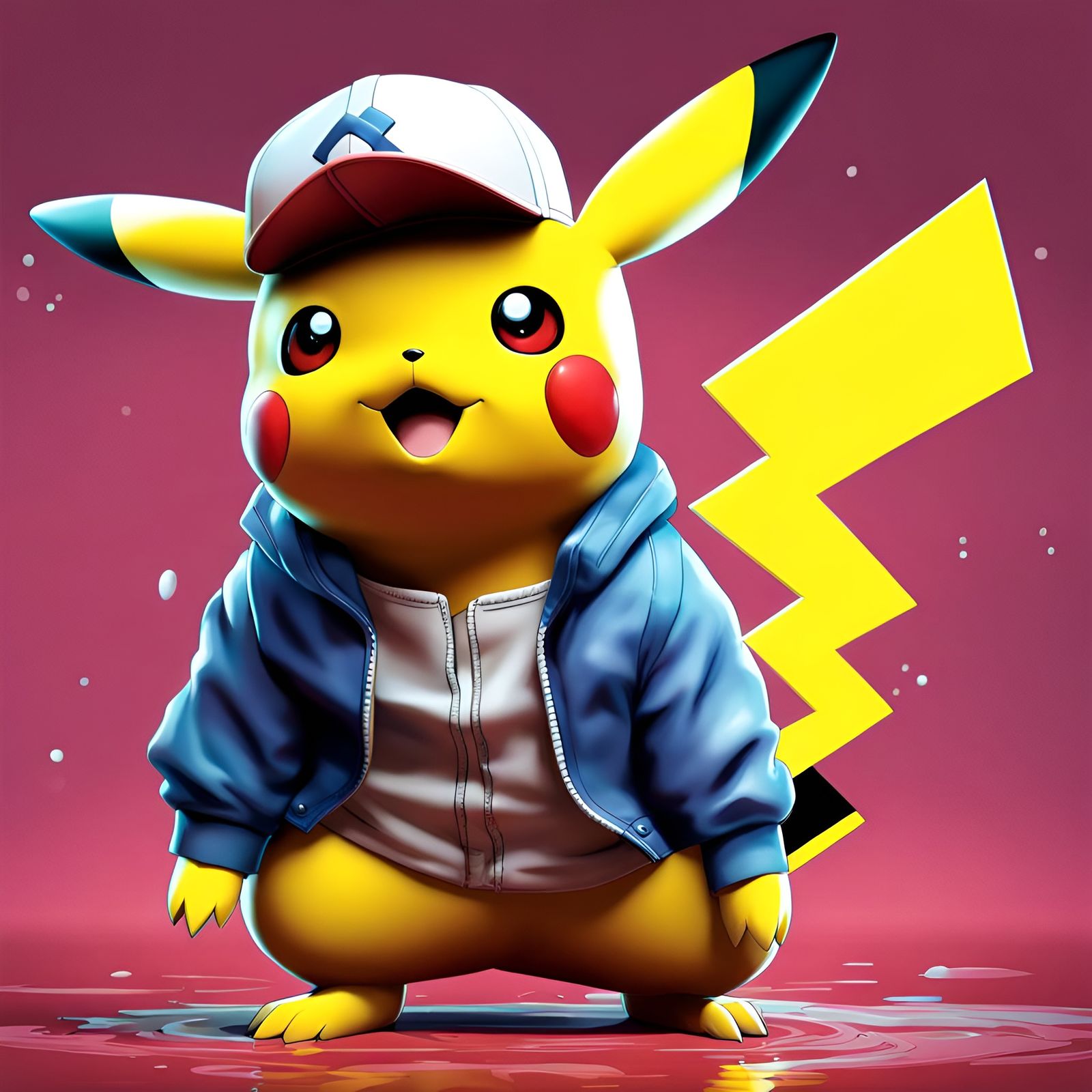 Pika-CHAD 😎⚡ - AI Generated Artwork - NightCafe Creator