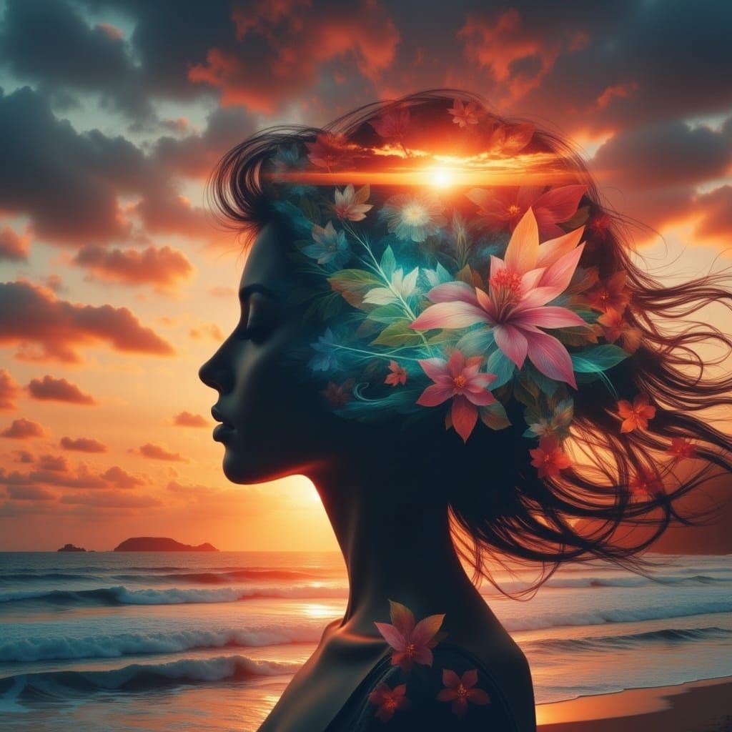 <lora:Double Exposure Flux:1.0>  