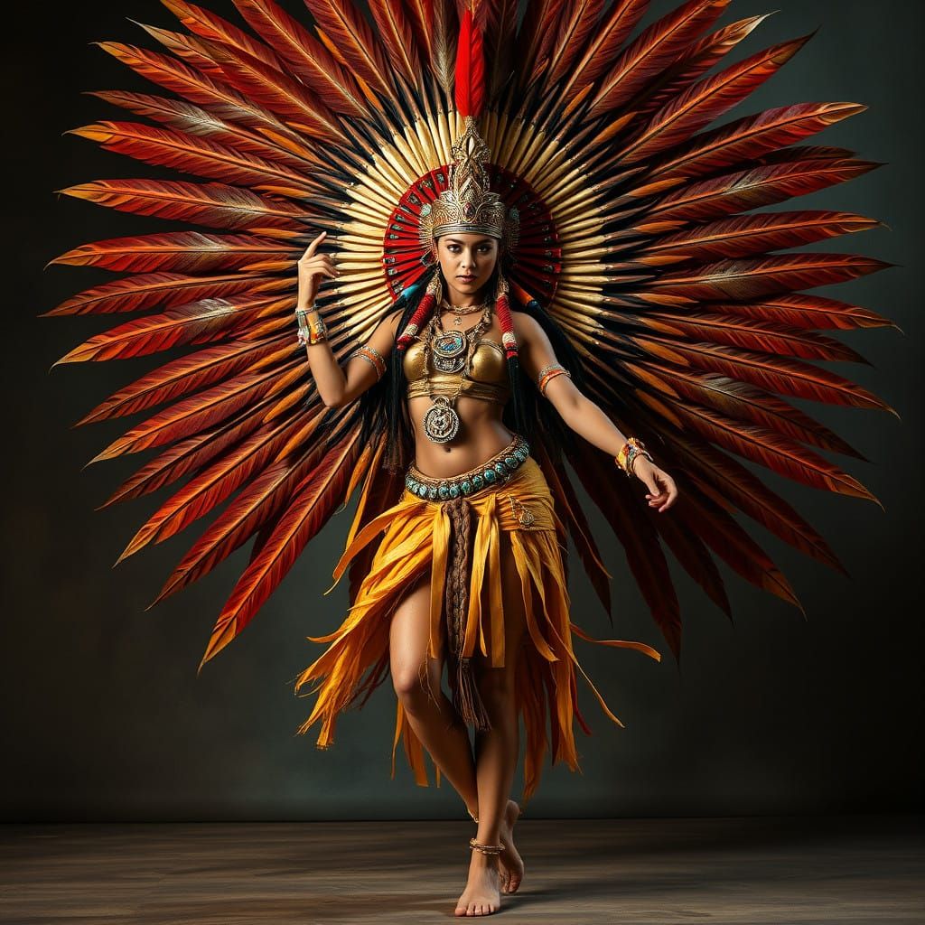 Mayan Ceremonial Attire  by @Faea Tuulama