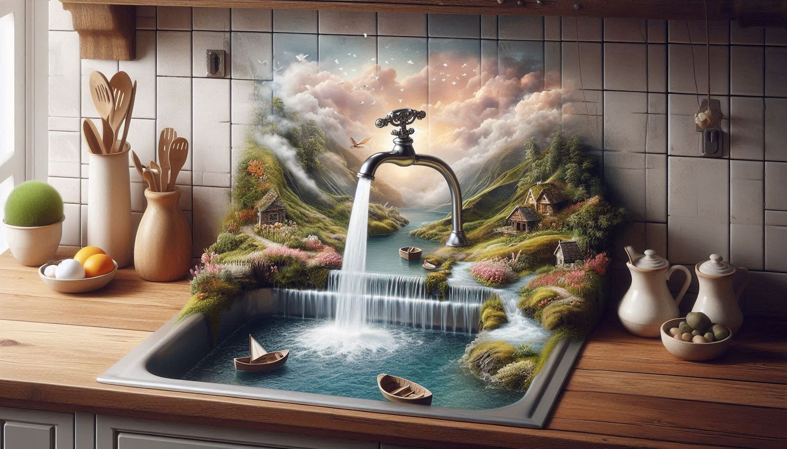 Where the water came from