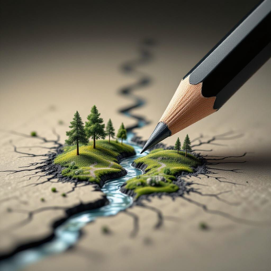 Drawn Into Existence