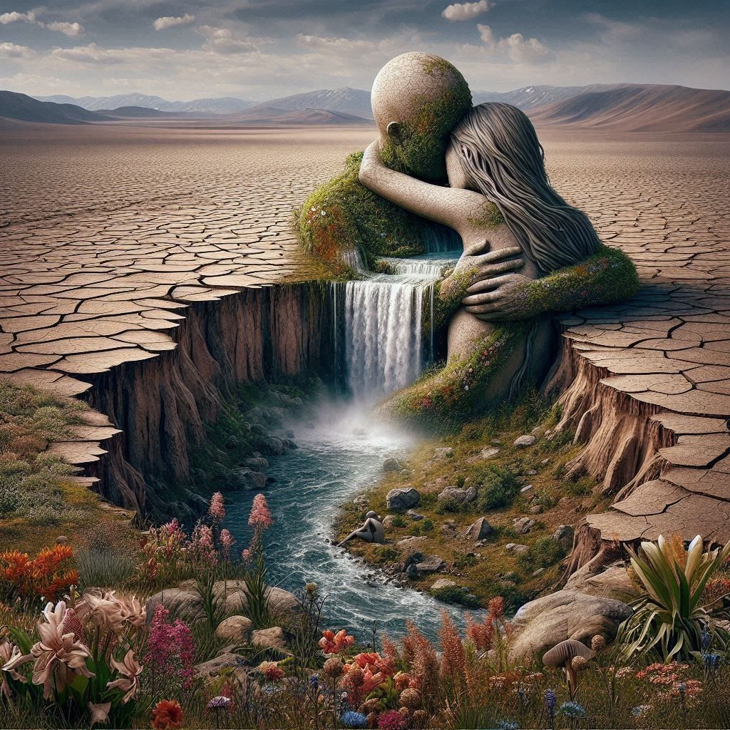 Surrealism landscape.