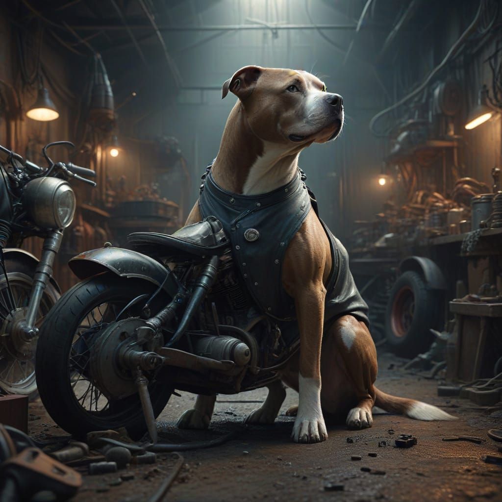 dog bike  by @BA_Cafe