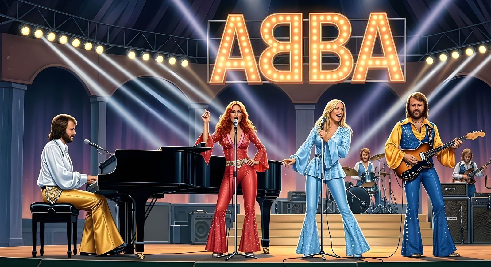 ABBA in Concert  by @Gary Murakami