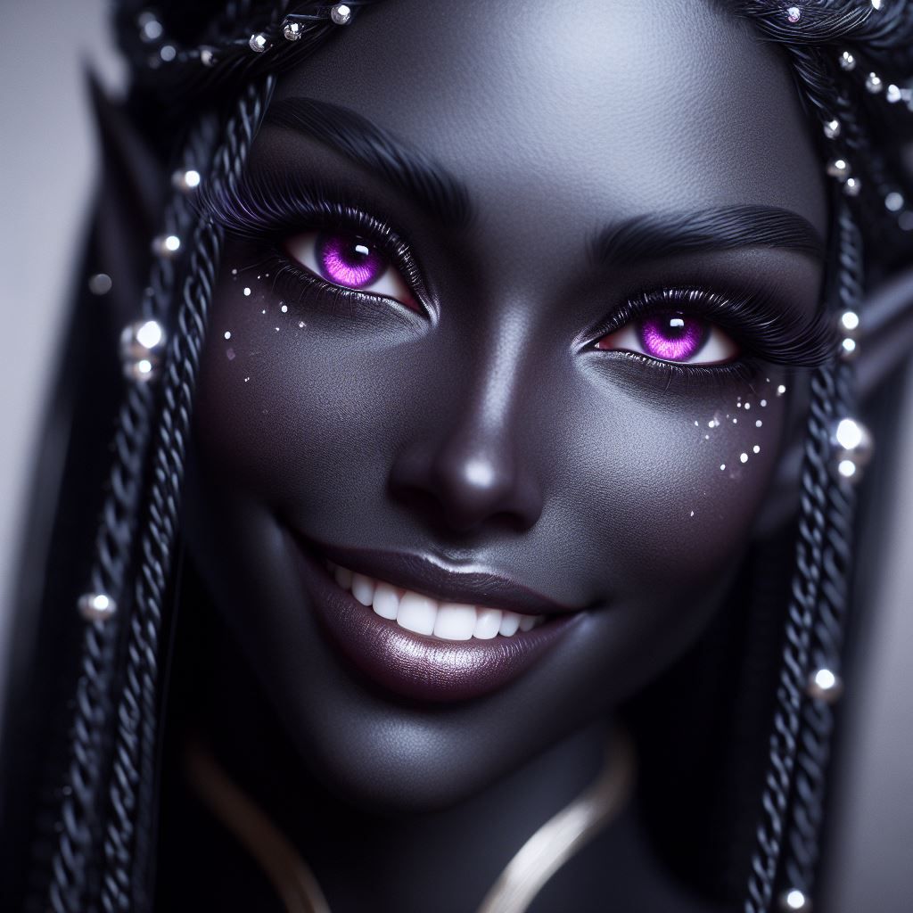 Drow Smiling III